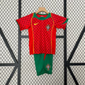 2004 Retro Portugal Home Jersey Kids Size