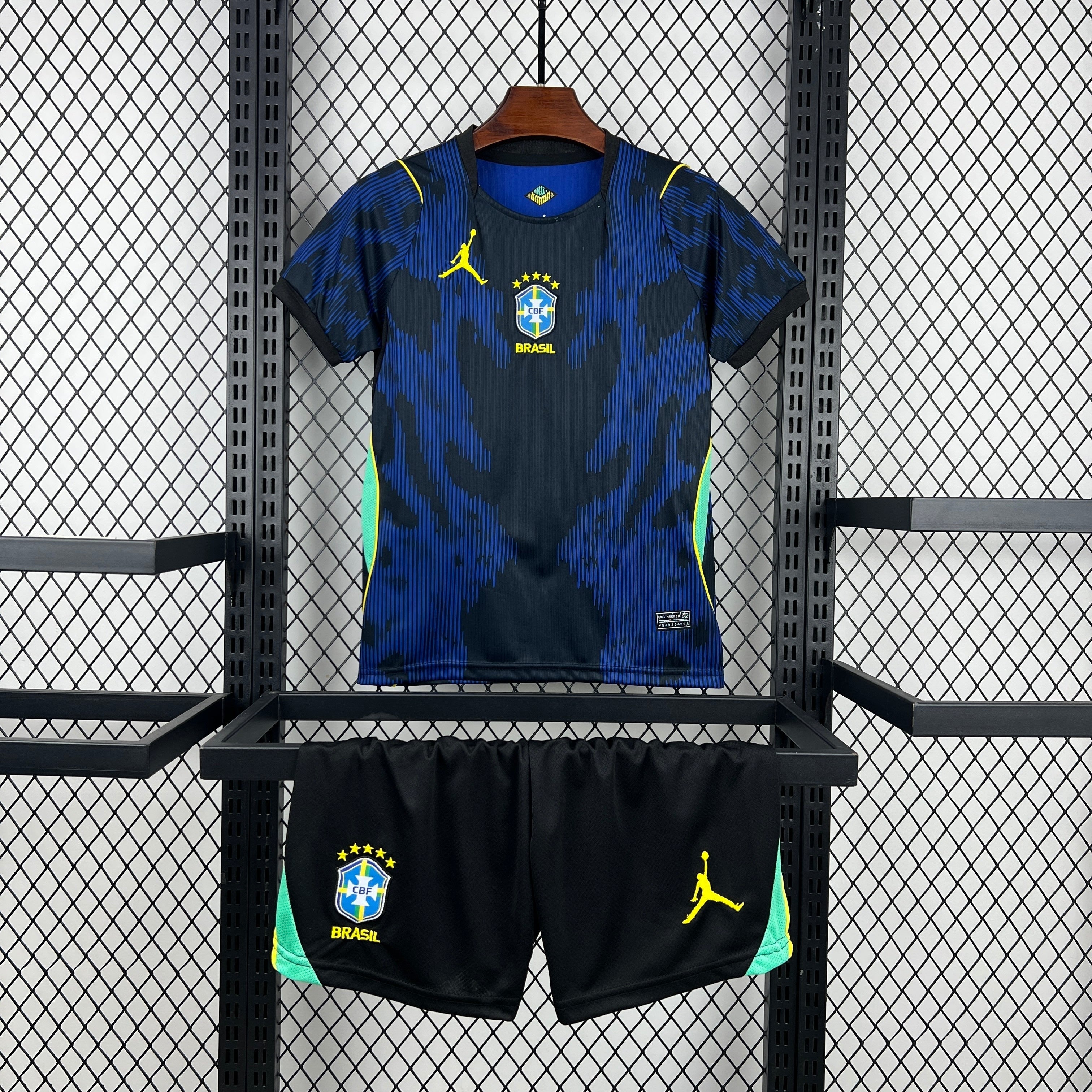 2026 Brazil Away World Cup Kit Kids Size