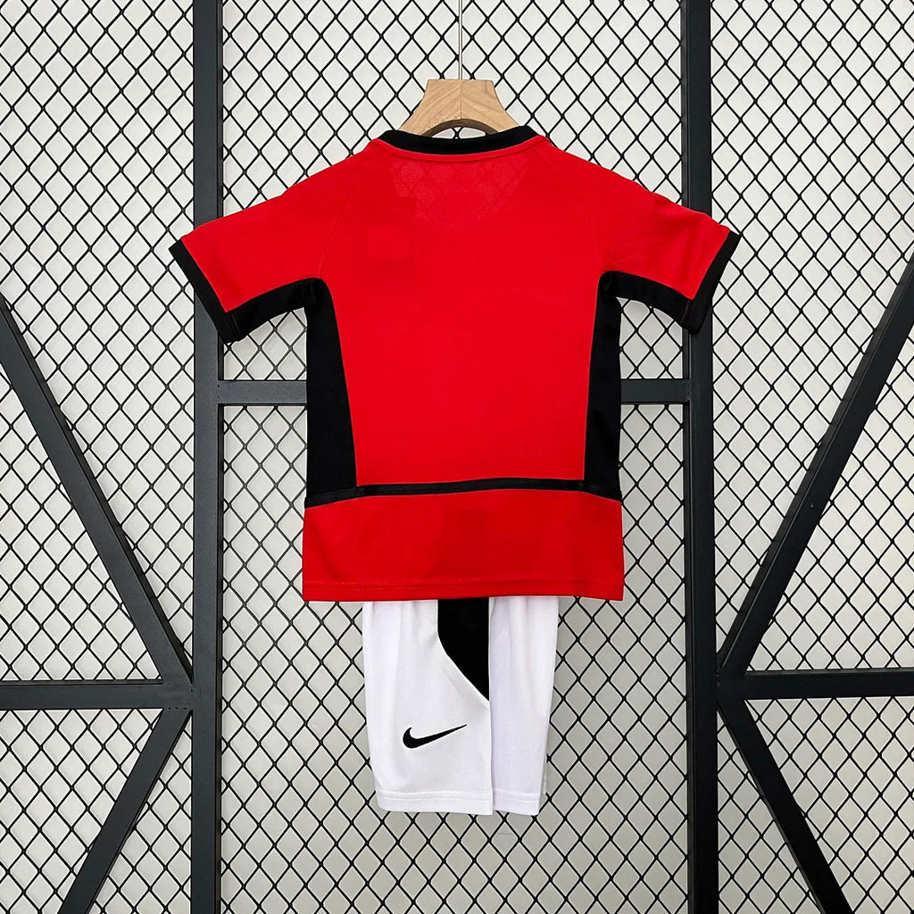 2002/2004 Retro Manchester United Home Kids Size