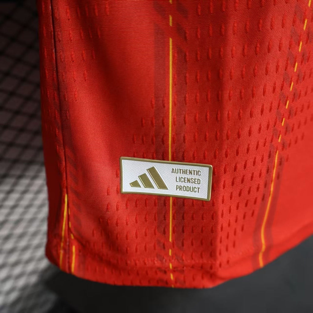 2026 Spain Home World Cup Kit Long Sleeve Player Version