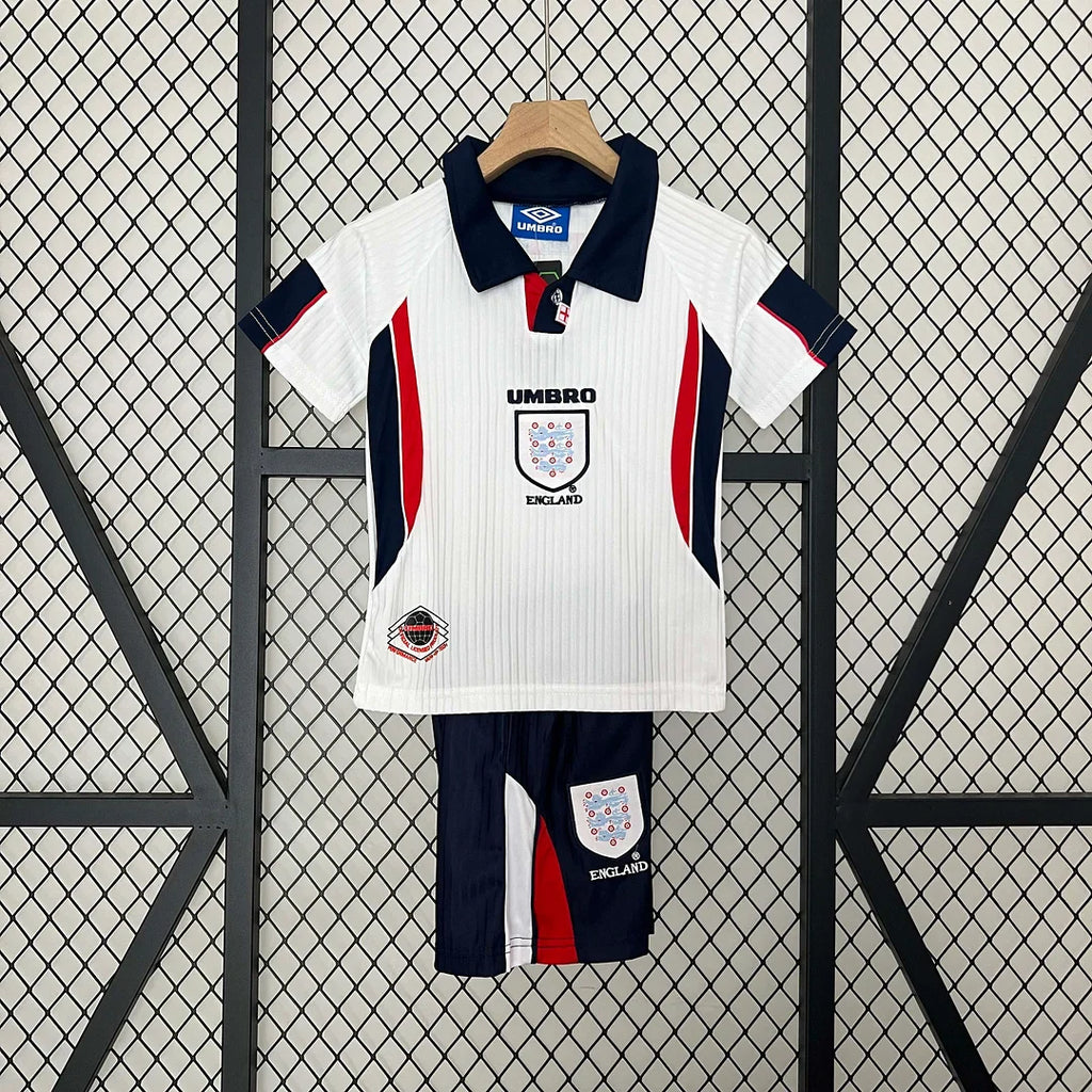 1998 Retro England Home Kit Kids Size