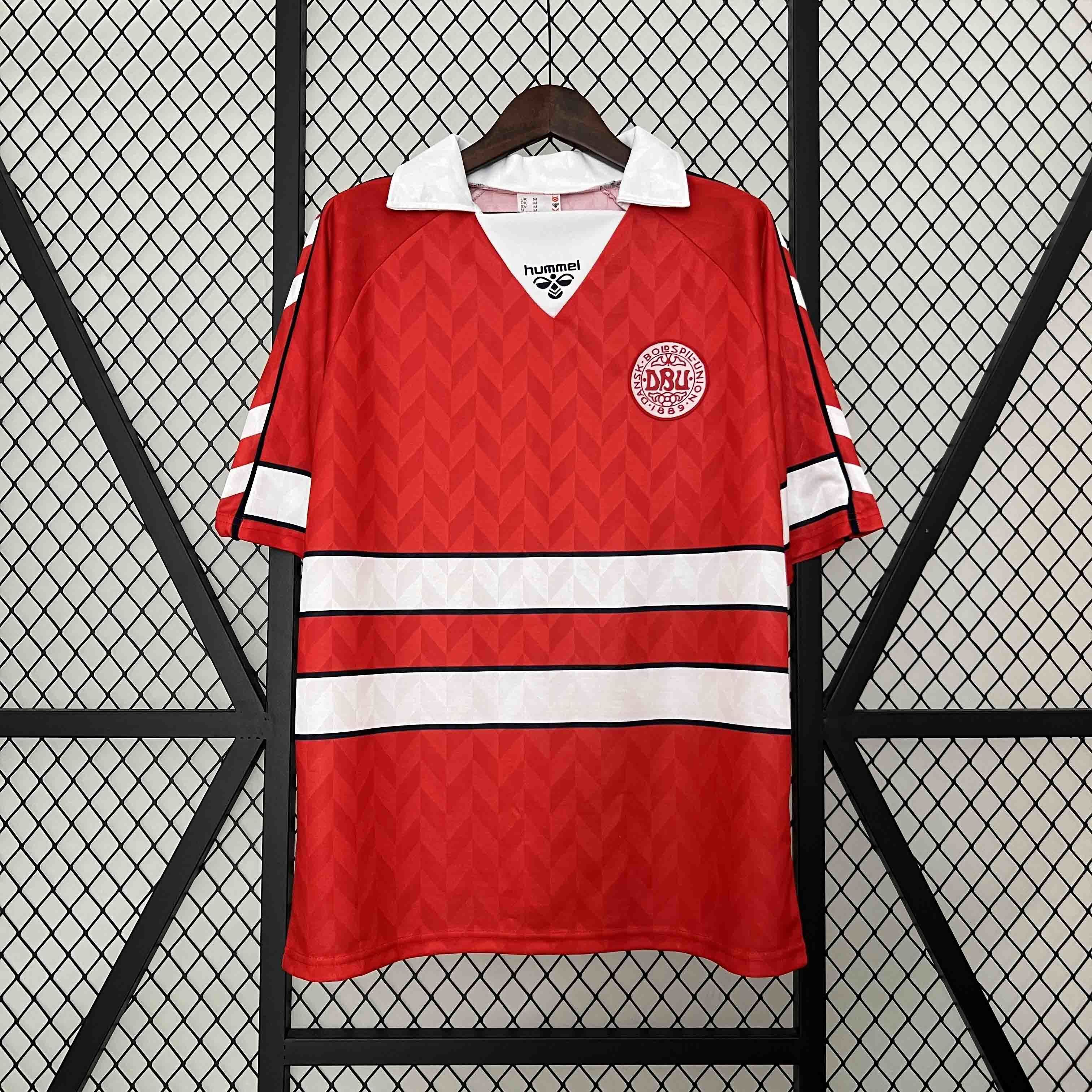 1988 Retro Denmark Home Jersey