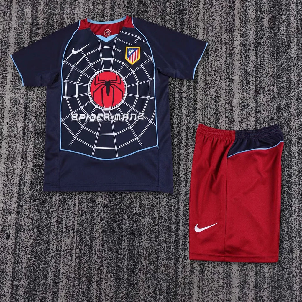 2004/2005 Retro Atletico Madrid Away Kit Kids Size