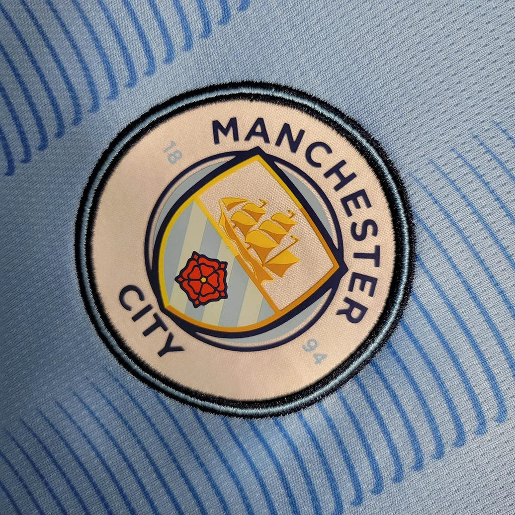 2023/2024 Manchester City Long Sleeve Home Kit