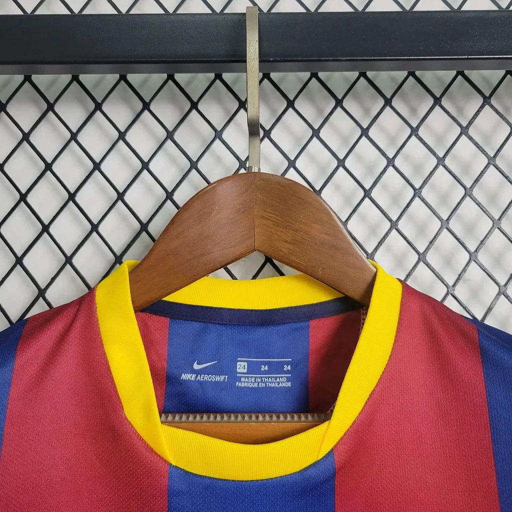 2010/2011 Retro Barcelona Home Kids Size