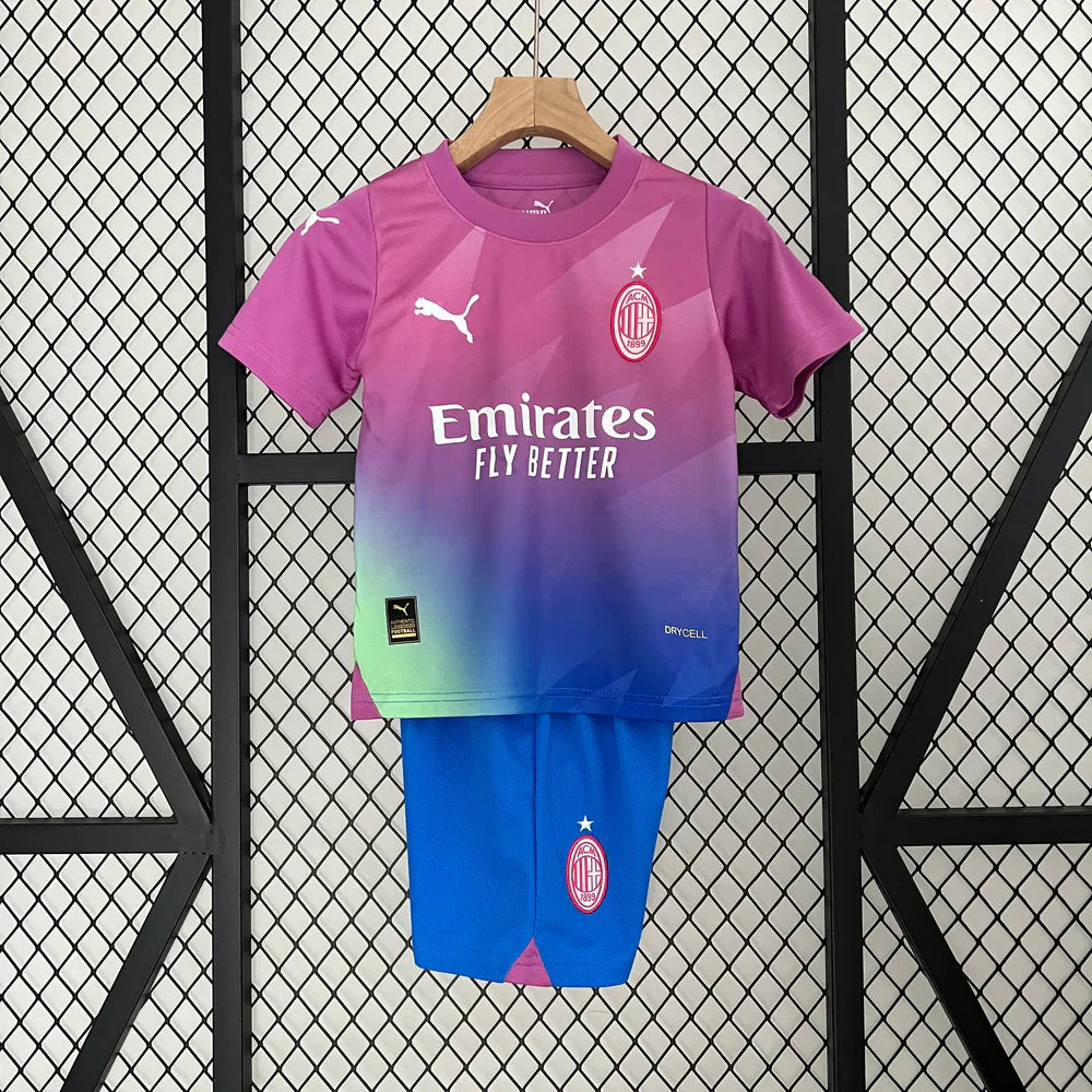 AC Milan 2023/2024 Third Away Jersey Kids Size
