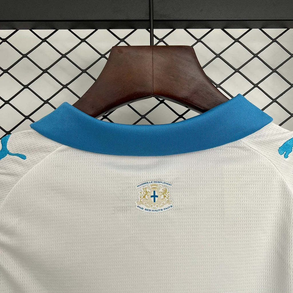 2025/2026 Olympique de Marseille Home Kit Kids Size