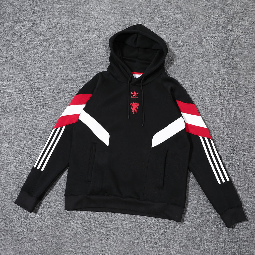 Manchester United Black and Red Tracksuit
