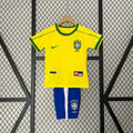 Brazil 1988 Home Jersey Kids Size