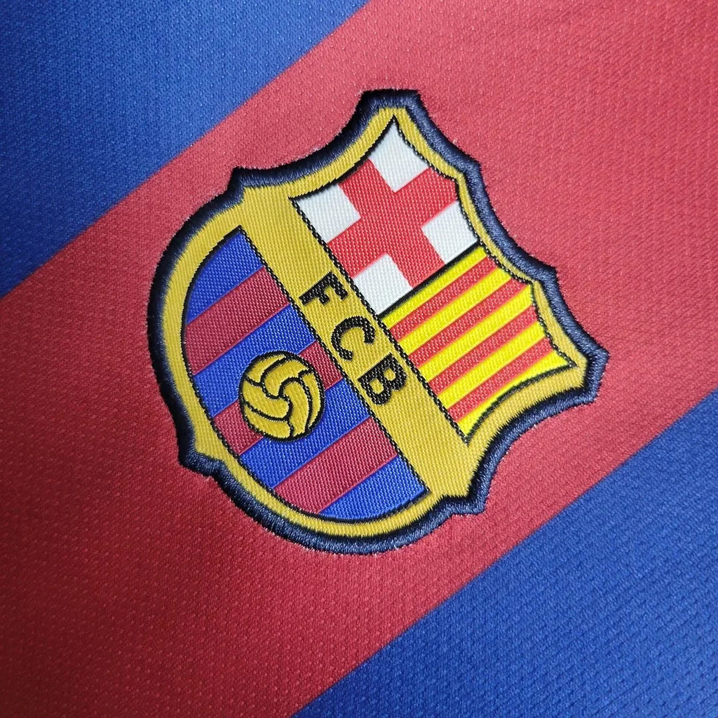 2010/2011 Retro Barcelona Home Kids Size