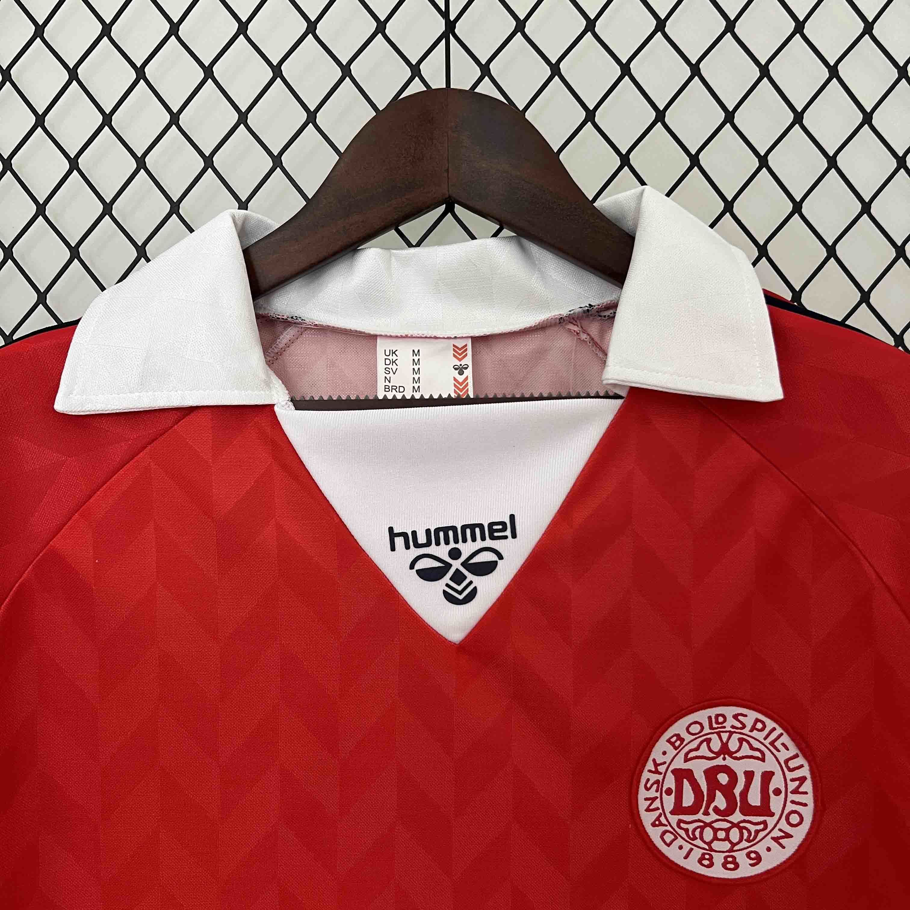 1988 Retro Denmark Home Jersey