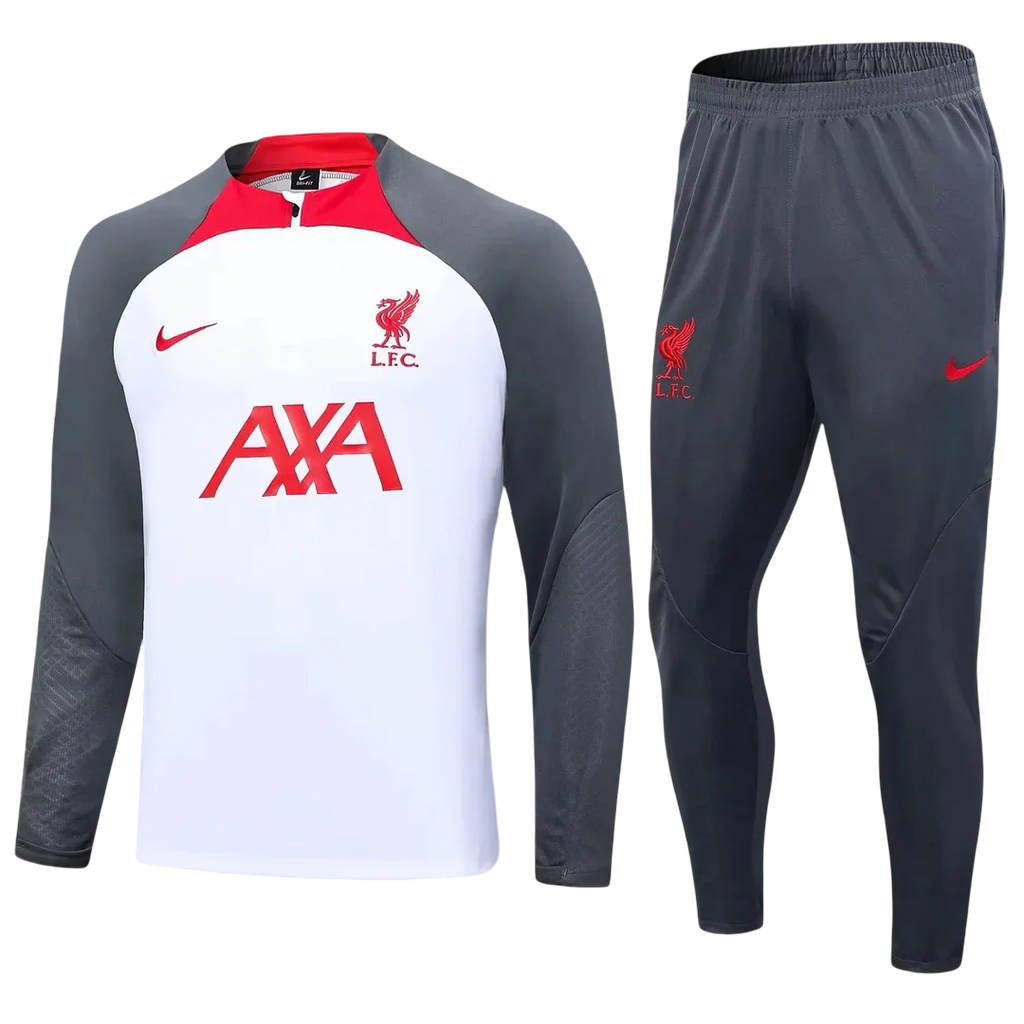 Liverpool White and Grey Tracksuit