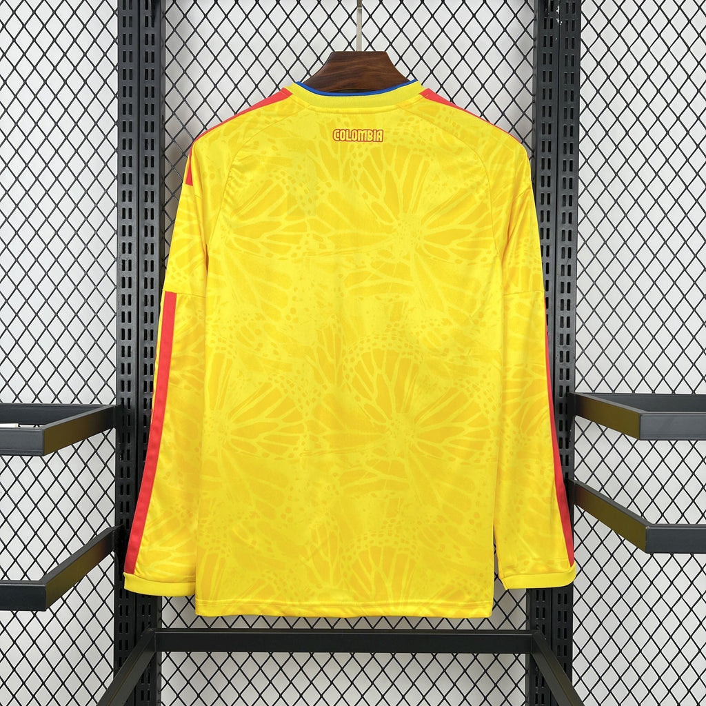 2026 Colombia Home World Cup Kit Long Sleeve Fan Version