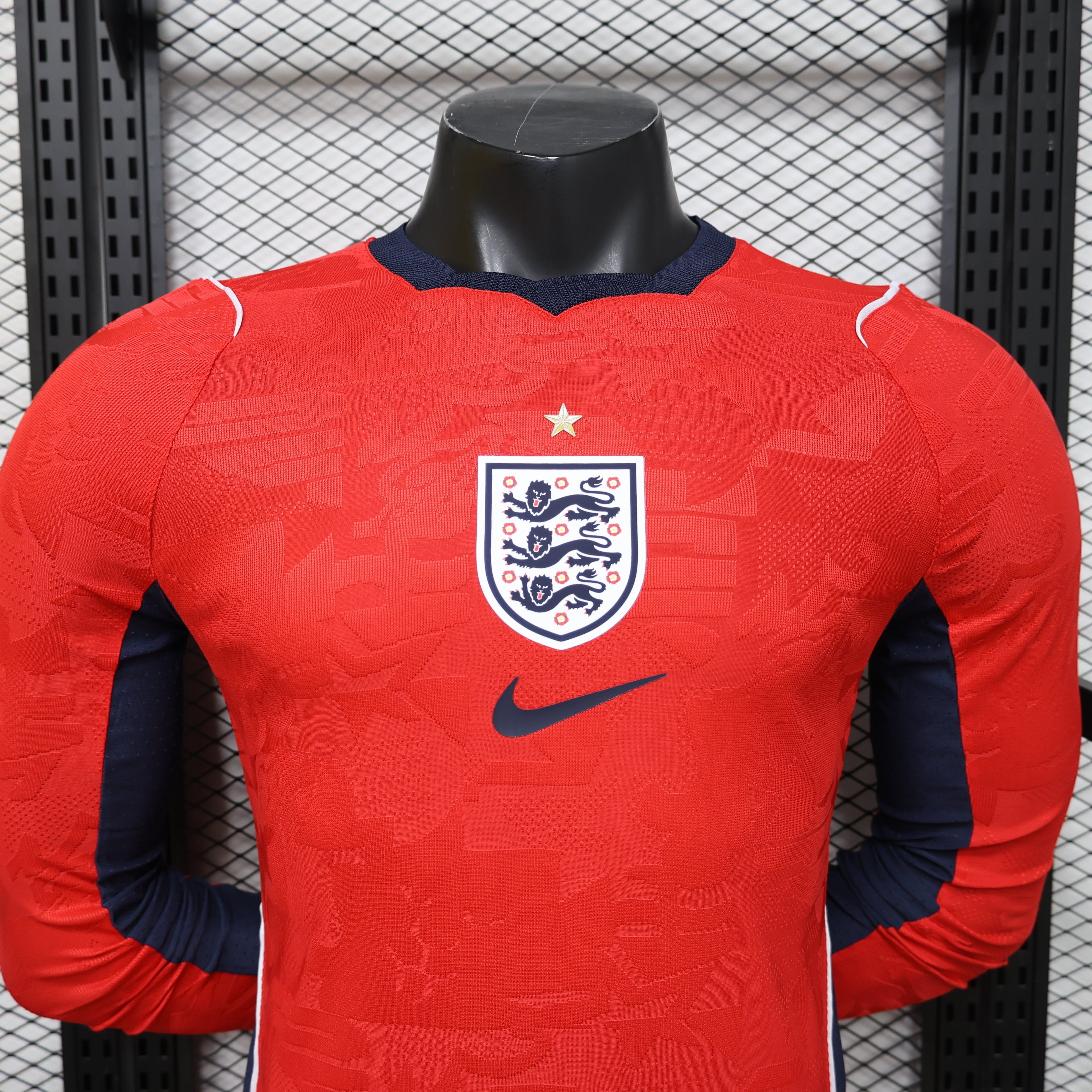 2026 England Away World Cup Kit Long Sleeve Player Version