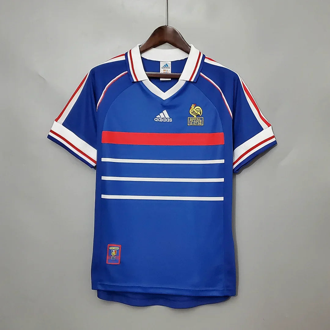 1998 Retro France Home Jersey