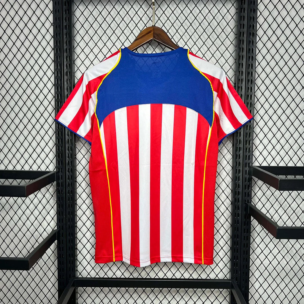 2004-2005 Retro Atletico Madrid Home Jersey