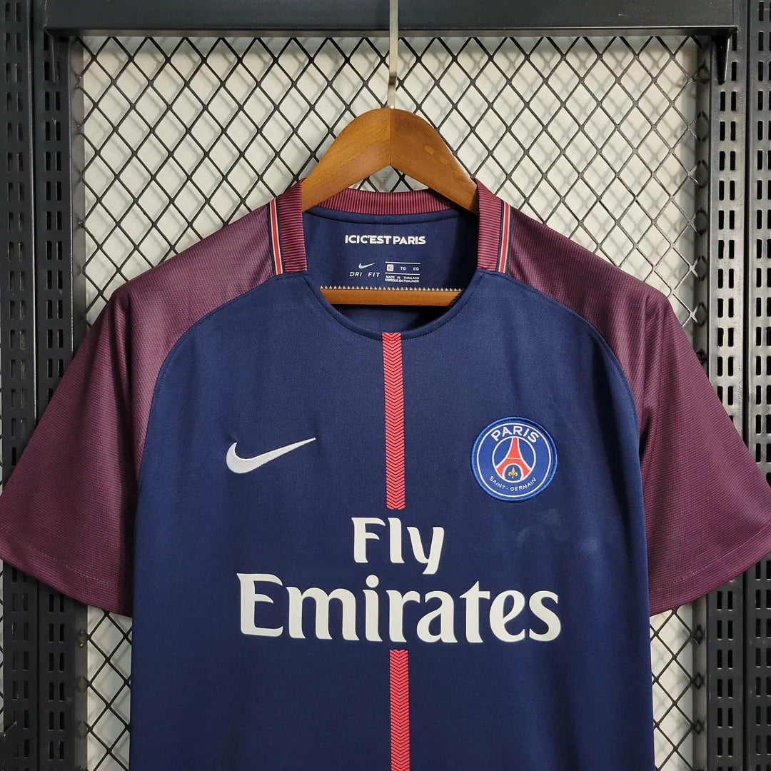 2017-2018 Retro PSG Home Jersey