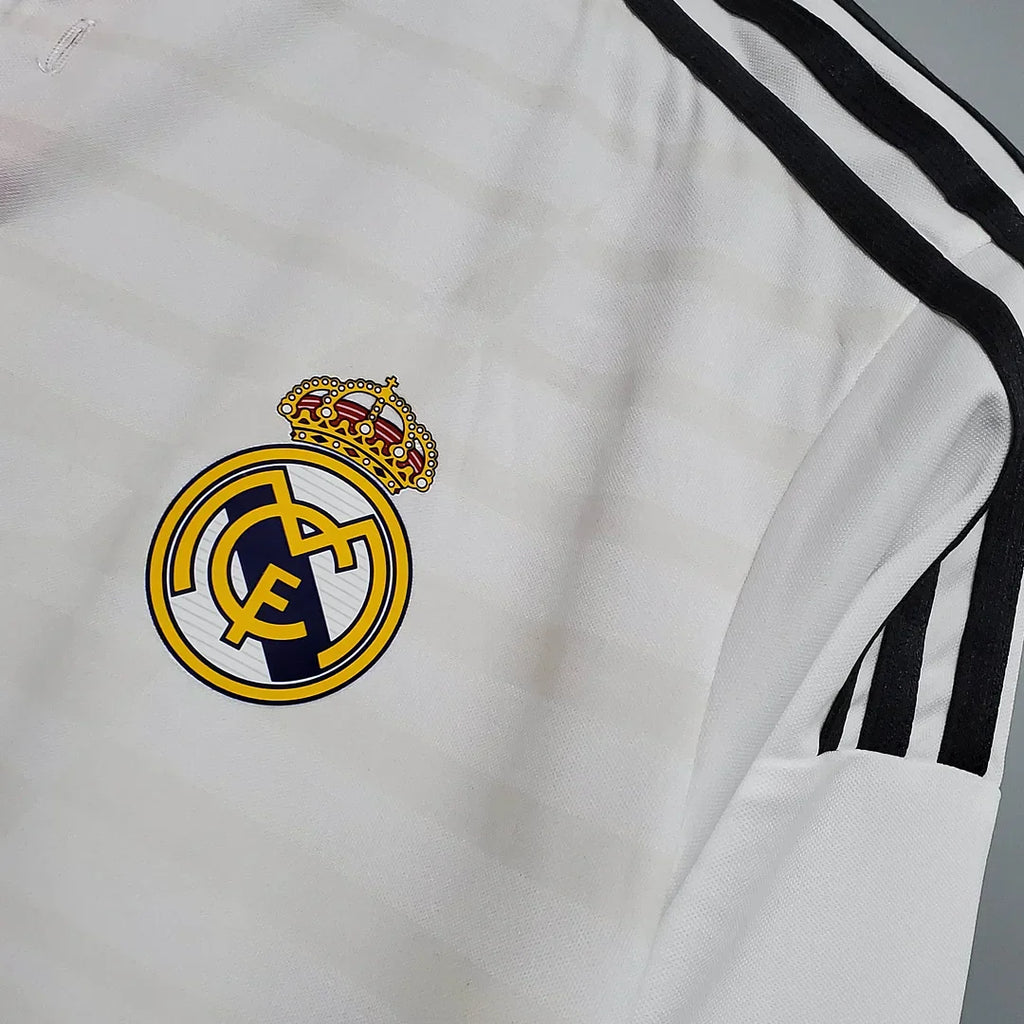 Retro 2014/2015 Real Madrid Home Long Sleeve