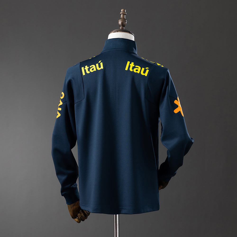 Brazil Dark Blue Zip