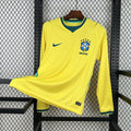 2026 Brazil Home World Cup Kit Long Sleeve Fan Version