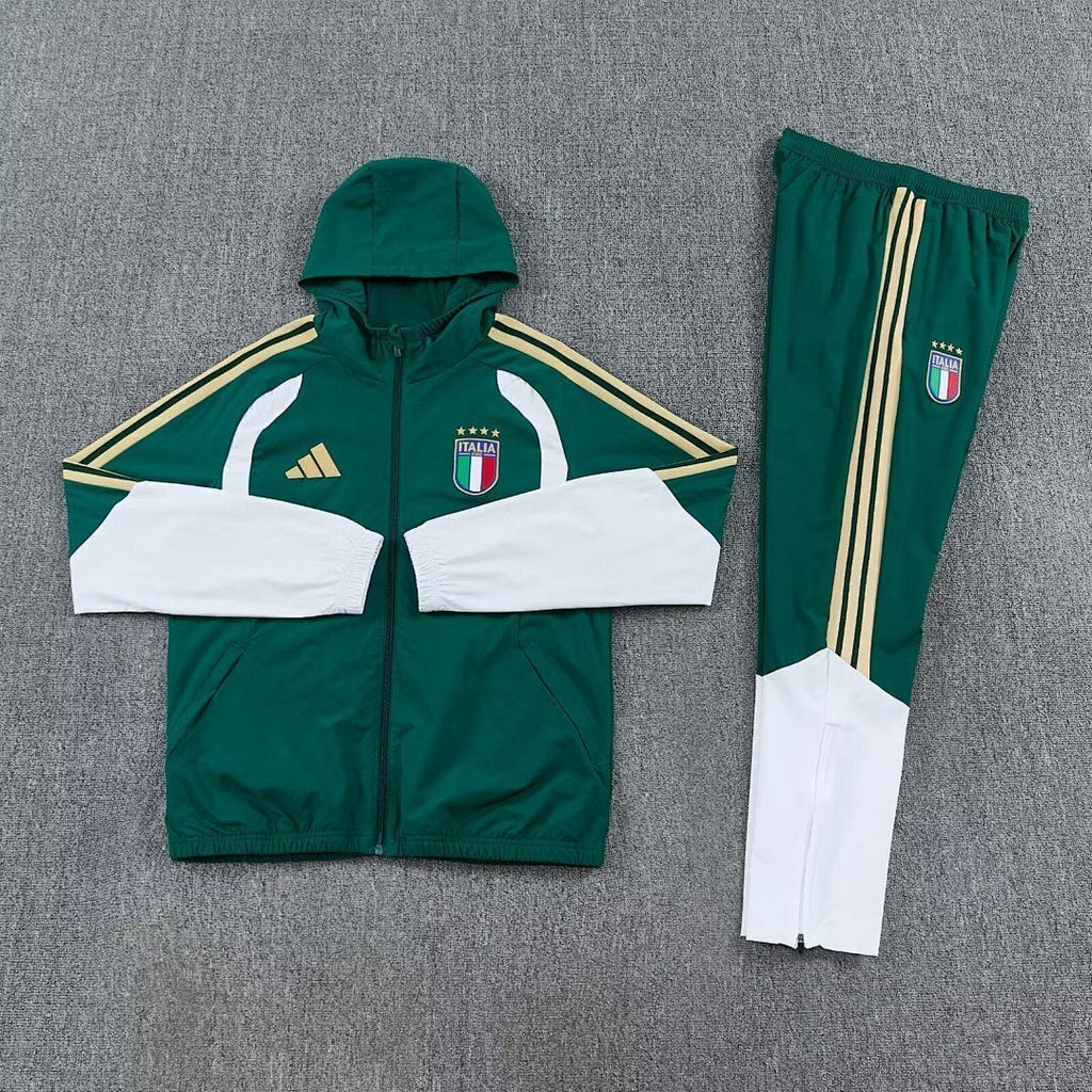 Italy Green and White Tracksuit