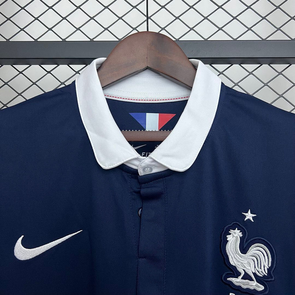 2014 Retro France Home Long Sleeve