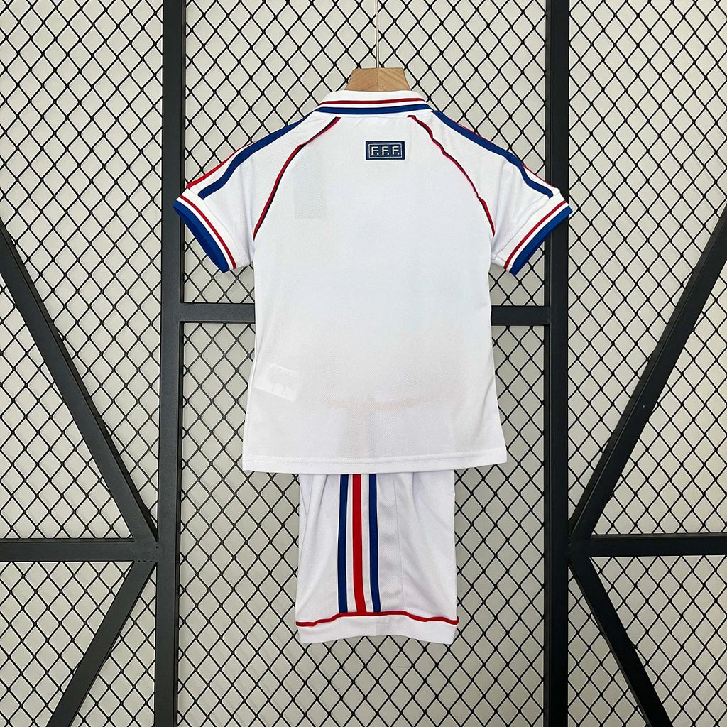 1998 Retro France Away Kit Kids Size