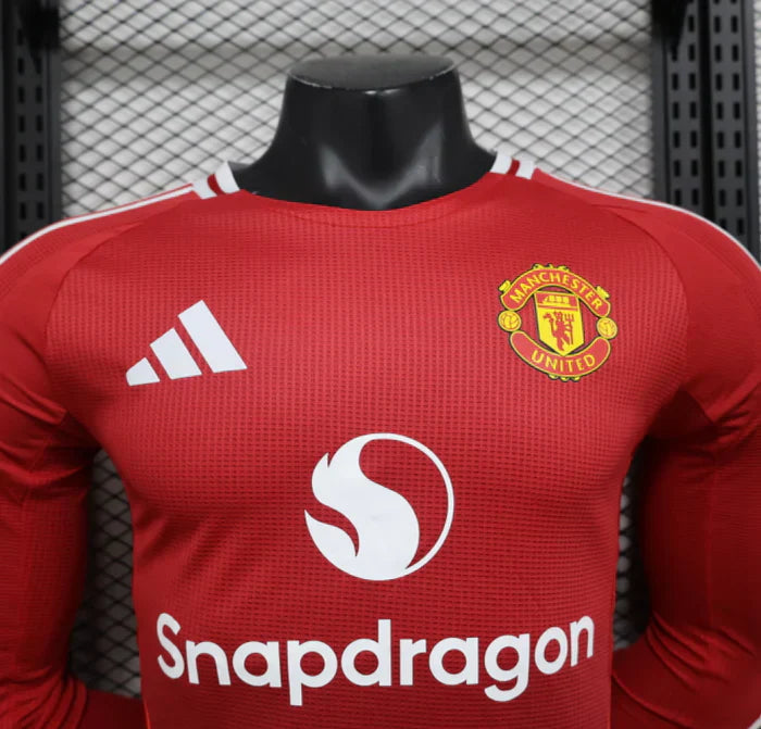 Machester United 2024/2025 Home Kit Long Sleeve