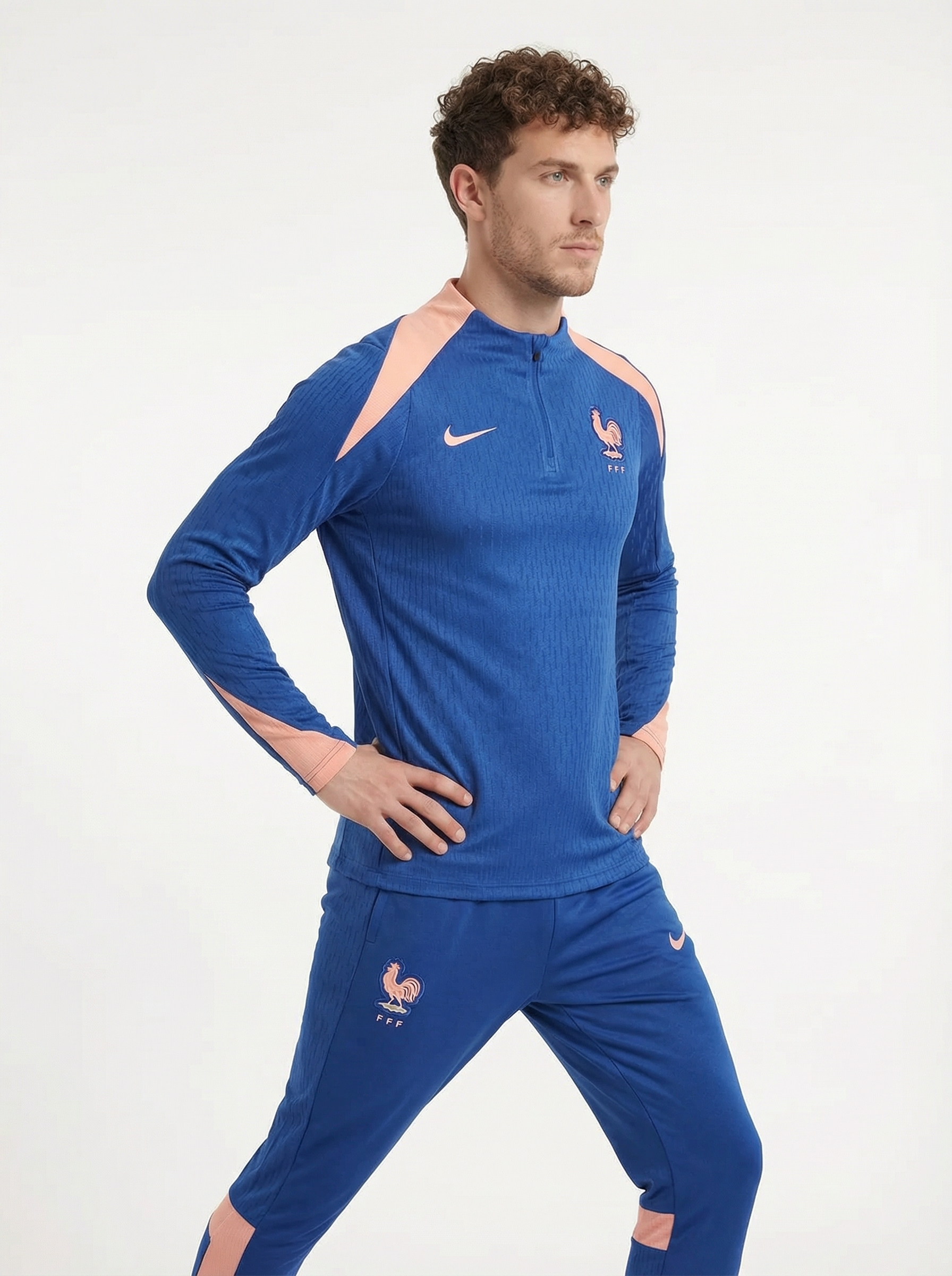 FRANCE BLUE AND PINK TRACKSUIT