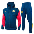 Barcelona Dark Blue and Red Tracksuit