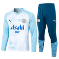 Manchester City White and Blue Tracksuit