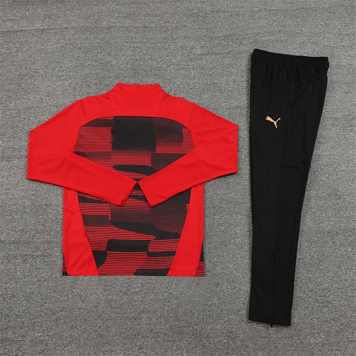 AC Milan Black and Red Tracksuit ll