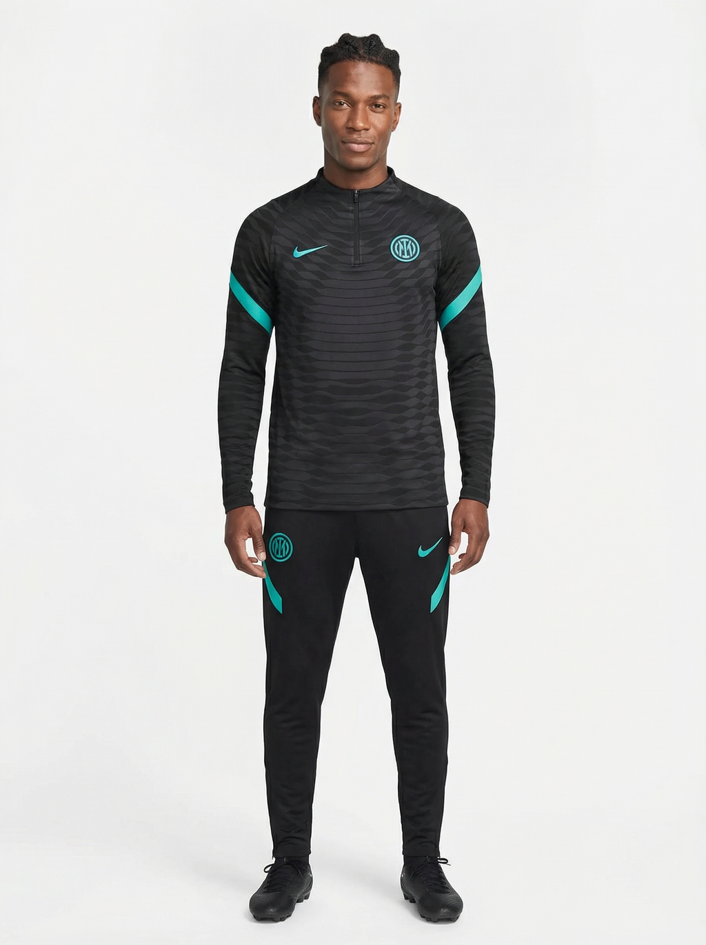 INTER MILAN BLACK AND BLUE TRACKSUIT