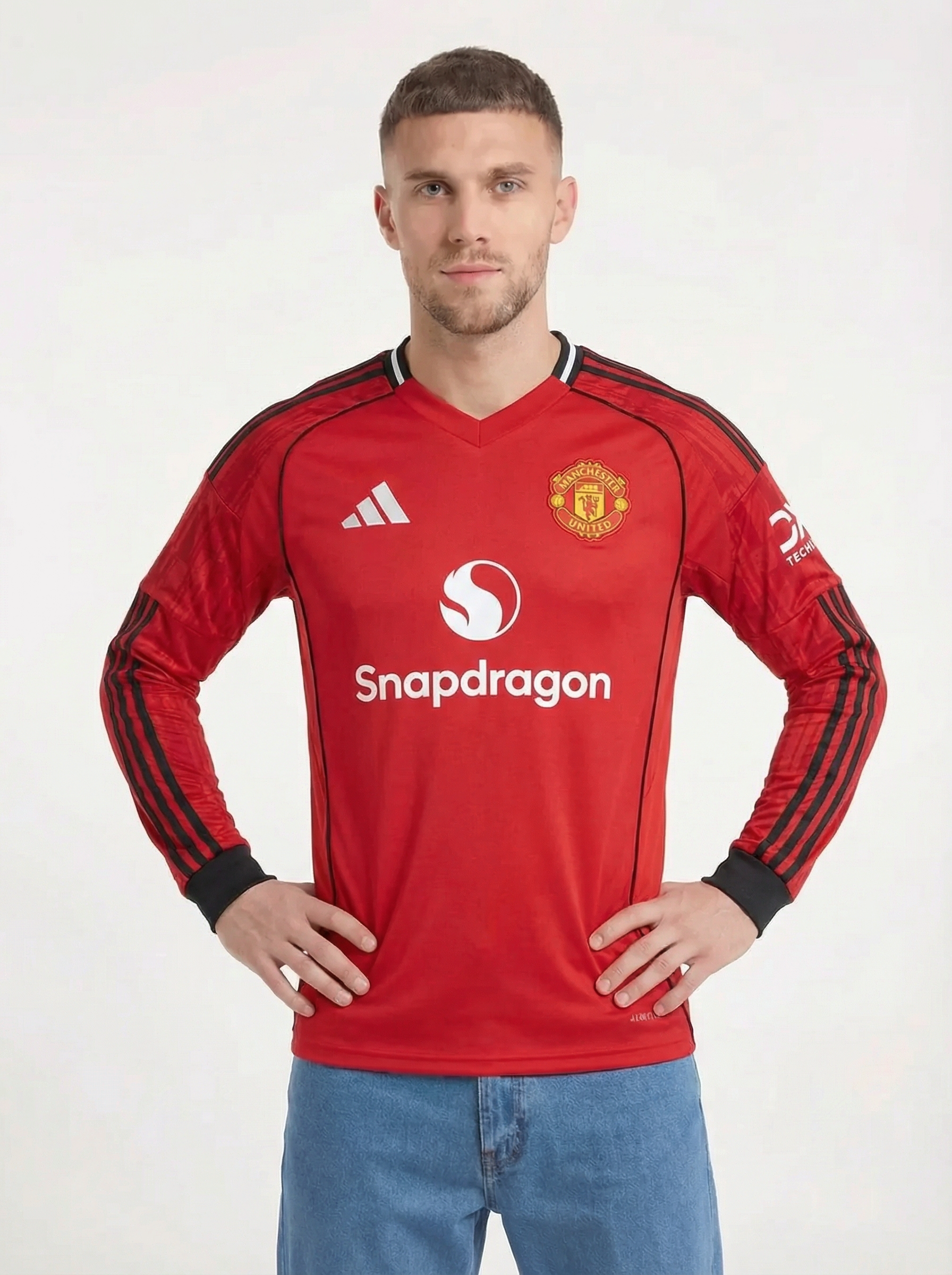 MANCHESTER UNITED 2025/26 LONG SLEEVE HOME SHIRT