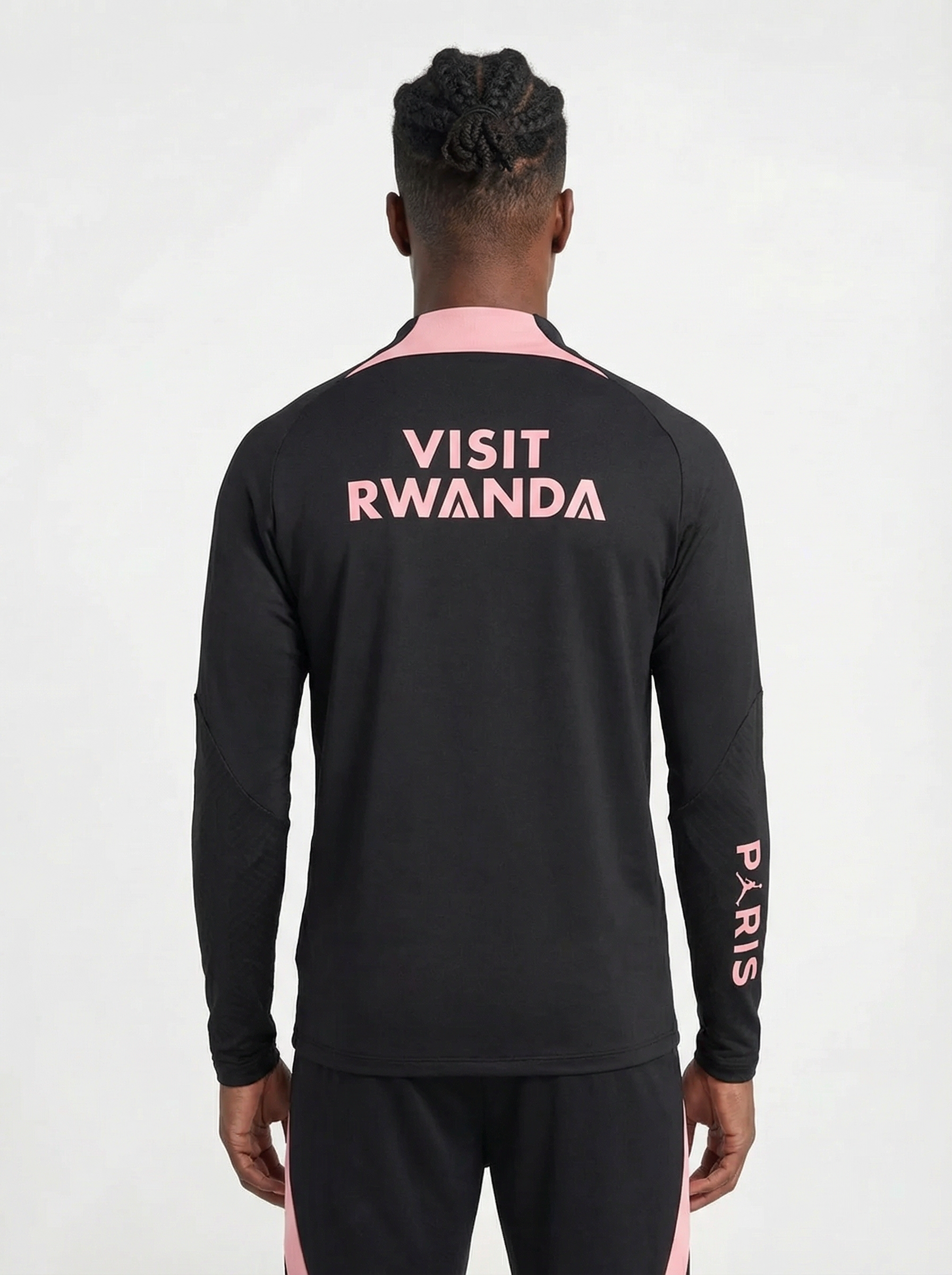 PSG BLACK AND PINK TRACKSUIT