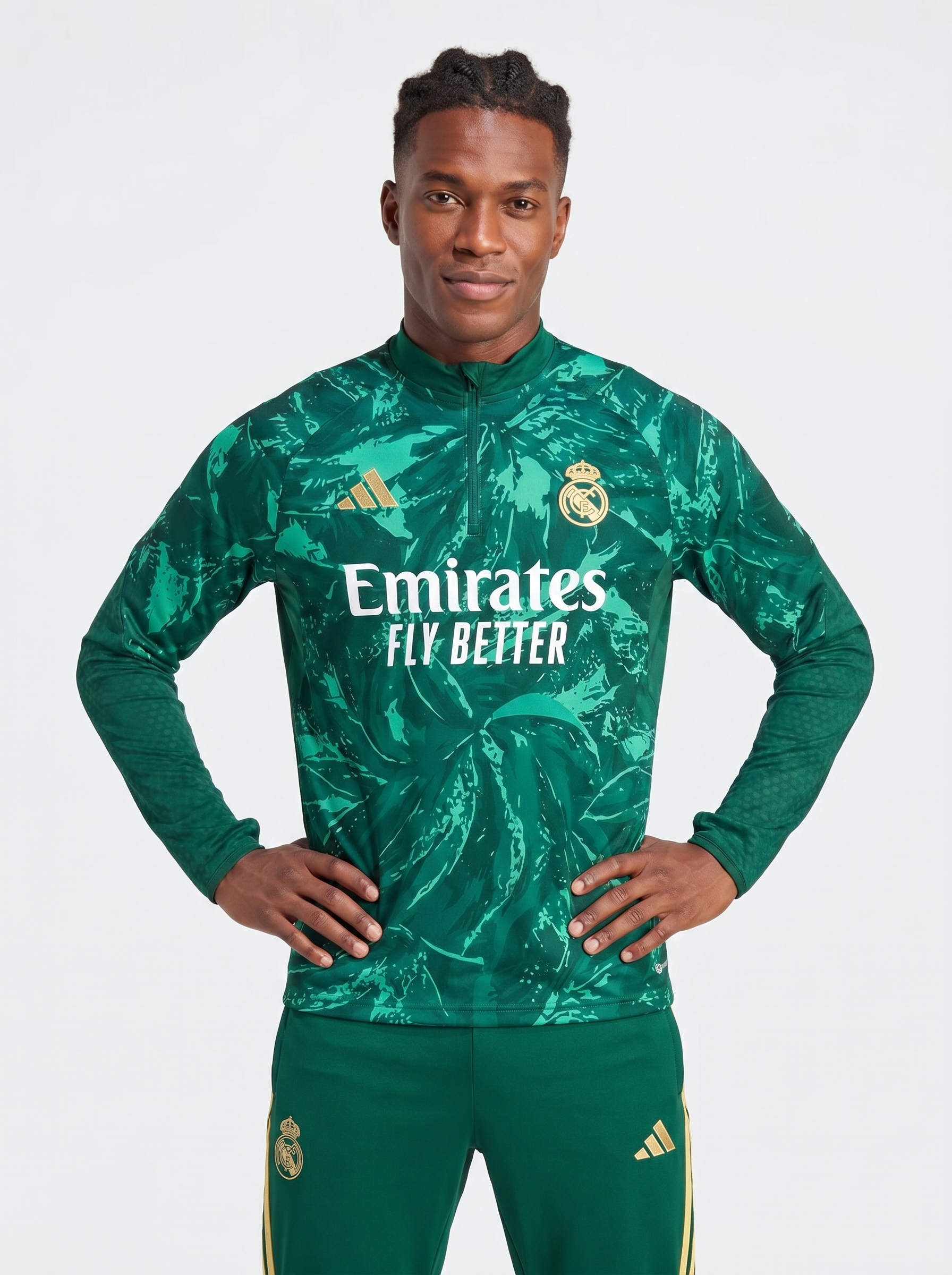 REAL MADRID SPECIAL EDITION GREEN TRACKSUIT
