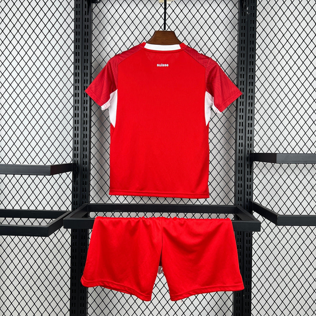 2026 Switzerland Home World Cup Kit Kids Size