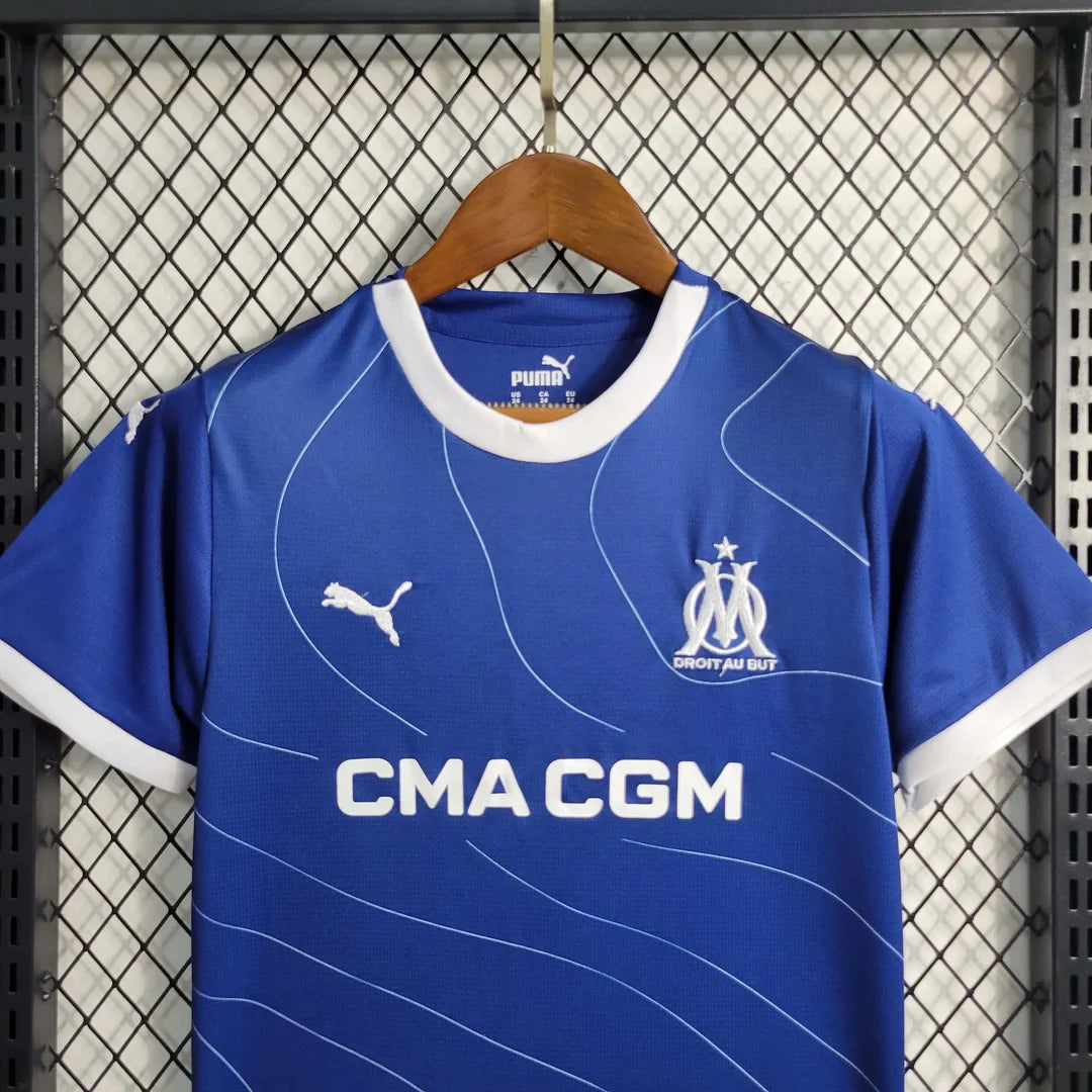 2023/2024 Olympique de Marseille Away Kit Kids Size