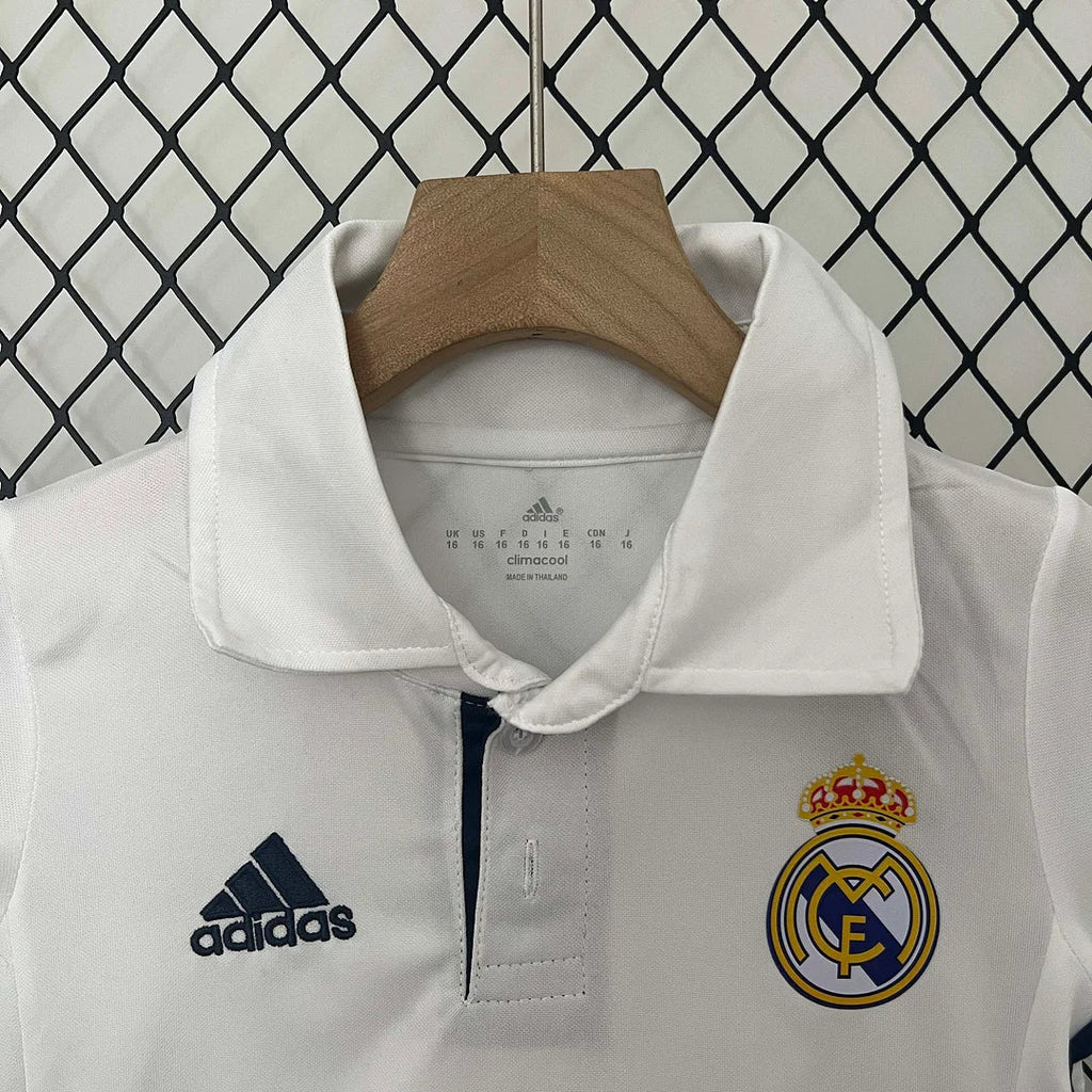 2016/2017 Retro Real Madrid Home Kit Kids Size