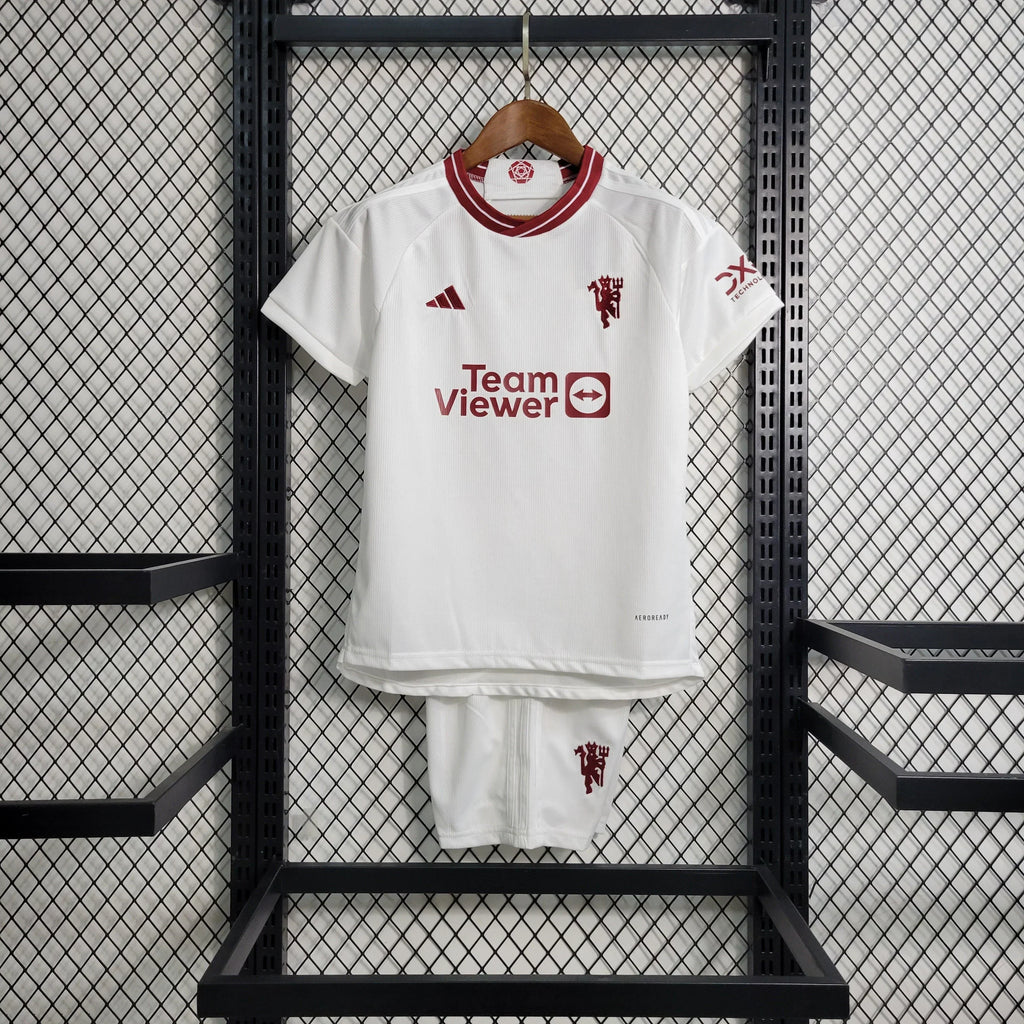 Manchester United 2023/2024 Third Away Jersey Kids Size