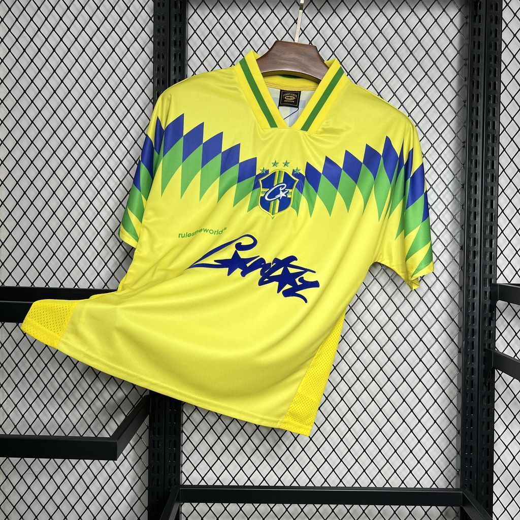 Corteiz x Brazil Home 1995 Limited Jersey
