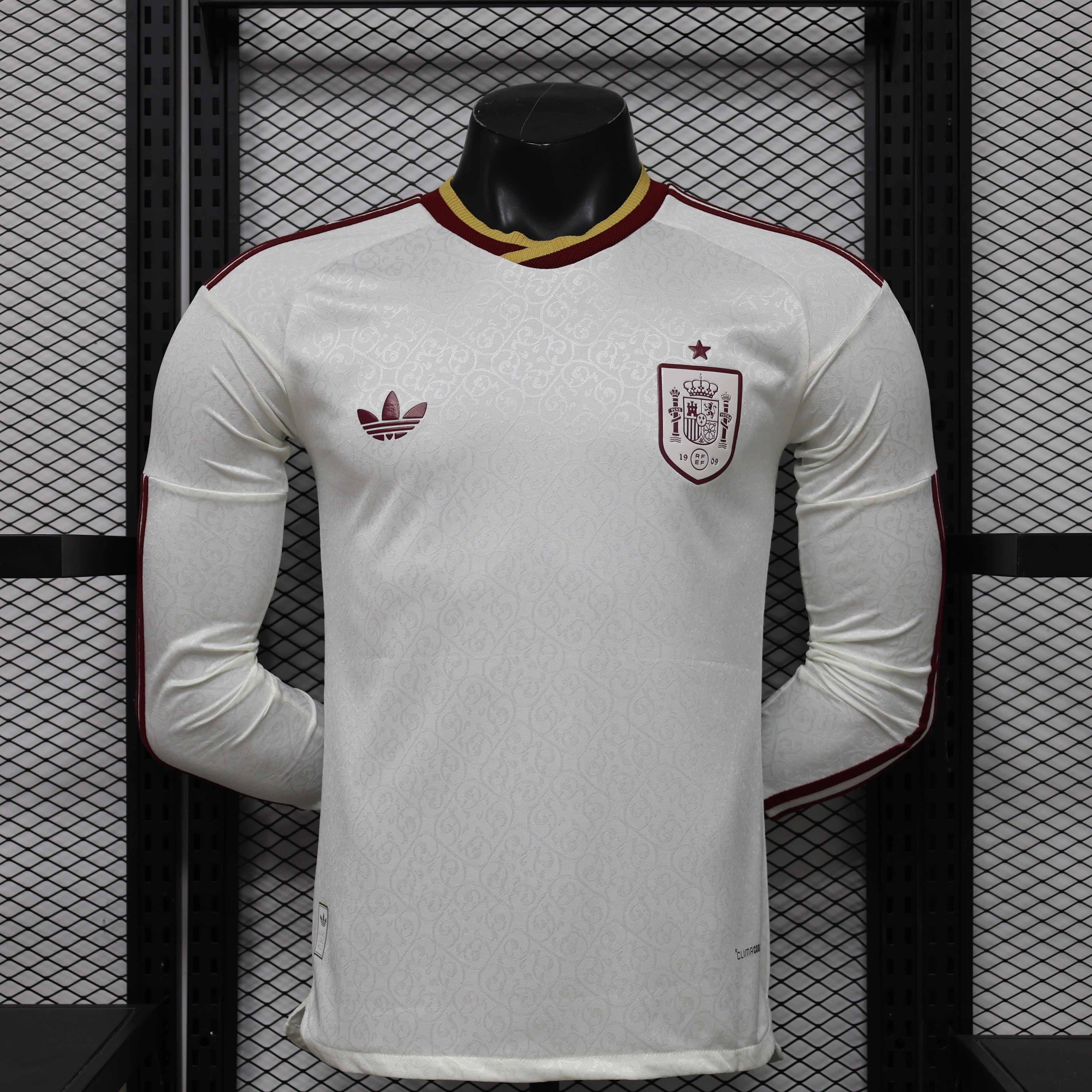 2026 Spain Away World Cup Kit Long Sleeve Player Version