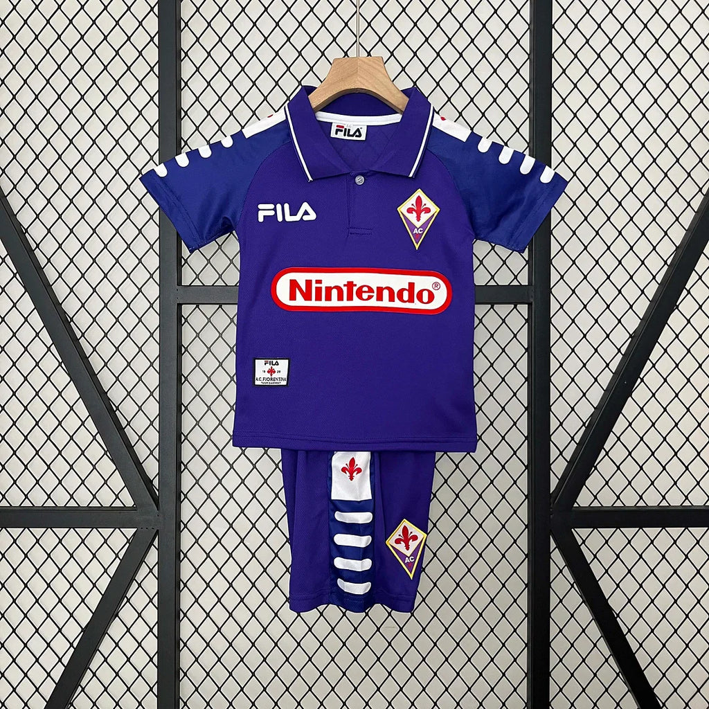 1998/1999 Retro Fiorentina Home Kit Kids Size