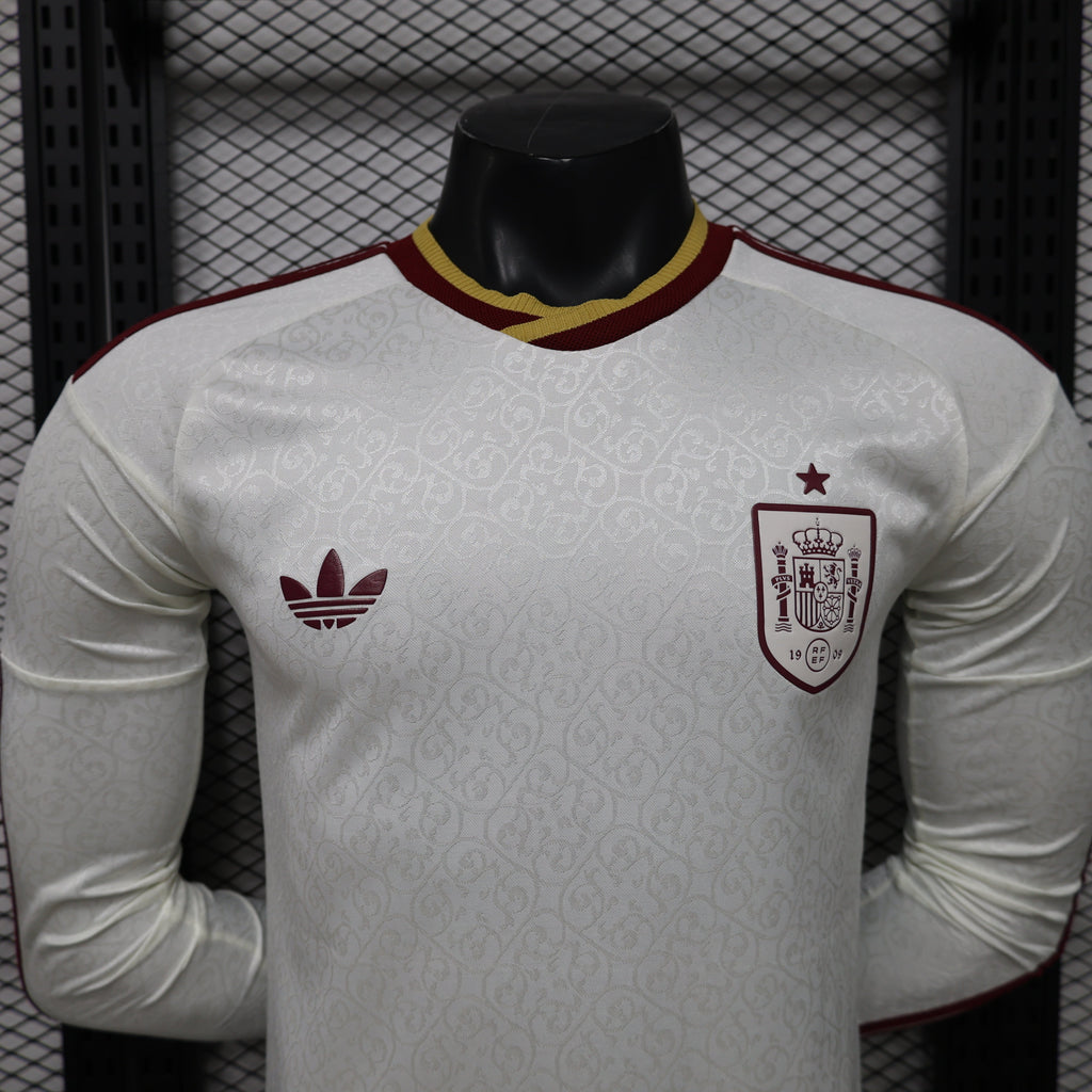 2026 Spain Away World Cup Kit Long Sleeve Player Version