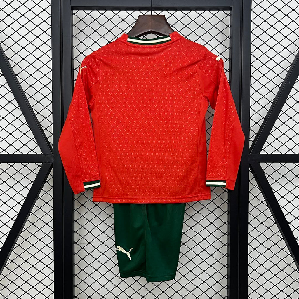 2025 Portugal Home Long Sleeve Kids Size