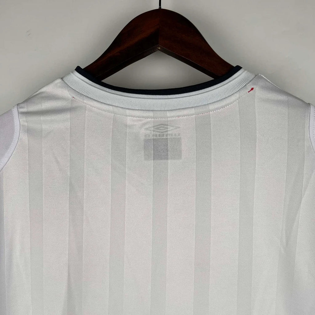 2002 Retro England Home Jersey Long Sleeve