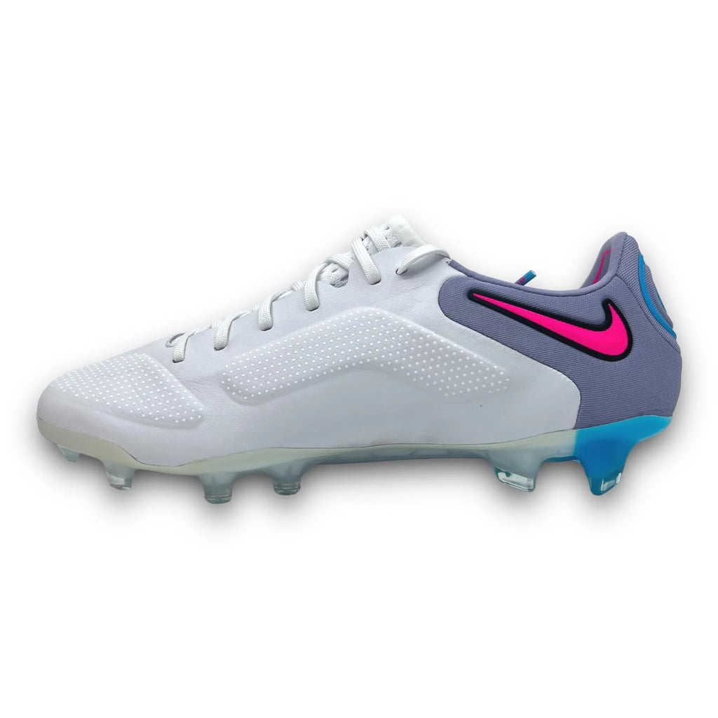 TIEMPO LEGEND 9 FG FOOTBALL BOOTS WHITE BLUE
